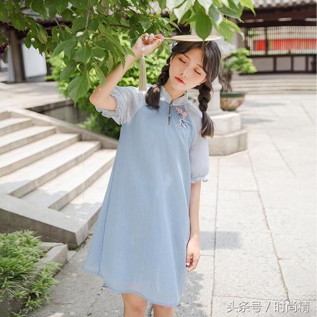 窈窕身姿，玲珑曲线，旗袍连衣裙穿出女人的万种风情