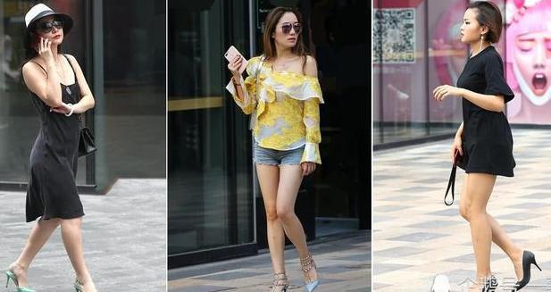 三里屯街拍美女演绎高跟鞋千姿百态