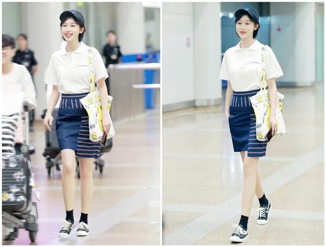 今年流行的polo衫怎么穿，张俪实力演绎高段位穿法，满屏的青春感