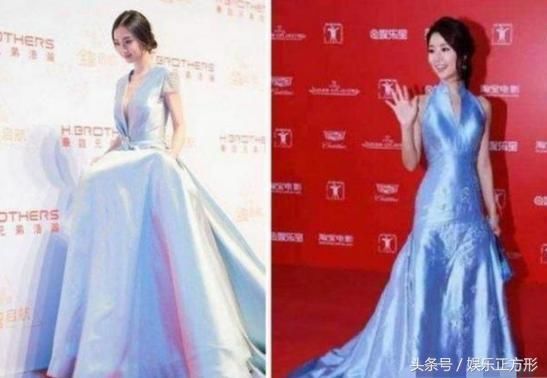 28岁杨颖5次撞衫41岁林心如均惨败？网友：真嫩和假嫩一看便知！