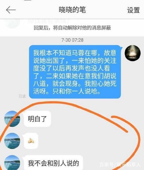 马蓉的聊天记录爆光，截图：反对造谣