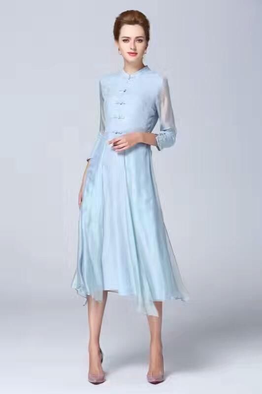 今夏最舒服的连衣裙，新中式改良旗袍！穿出东方女性的雅韵风情！