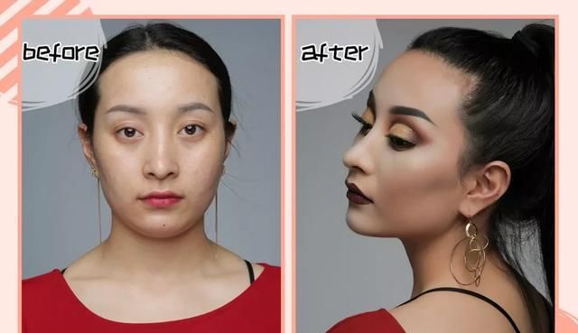 【晕染】超好看的欧式妆容,“脱胎换骨”不是说说而已