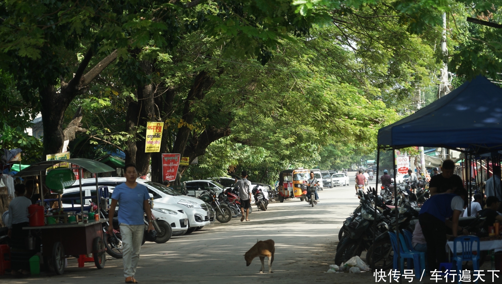 曾经的故都，缅甸如今的大城市，街头却依然藏着落后的慢生活