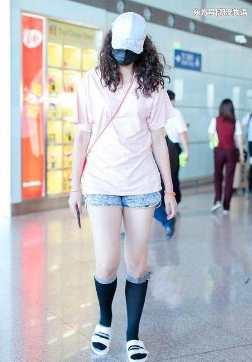 惠若琪不得了！穿超短裤套长黑袜很漂亮，网友：有她做媳妇该多好