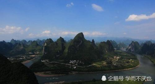 这条美丽的河流坐落在桂林，景色美不胜收，你去过了吗