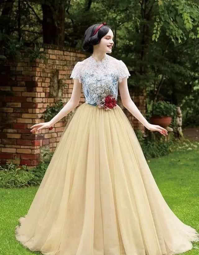  [公主联名]把冰雪奇缘做成婚纱！这些迪士尼公主穿的婚纱裙也太好看了！