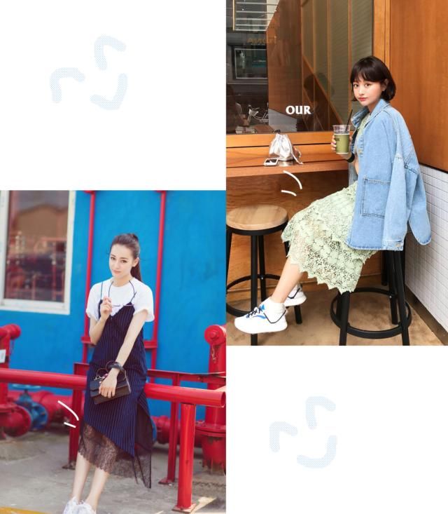  「穿搭」裙子＋运动鞋＝2020春季炸街搭配，时髦又高级，太好看了！