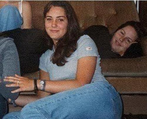 凯特王妃年轻时的照片:打扮狂野像太妹，身材比现在胖上不少