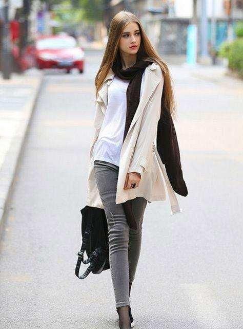 紧身裤让你变得修长又高挑，增加不少的立体感！