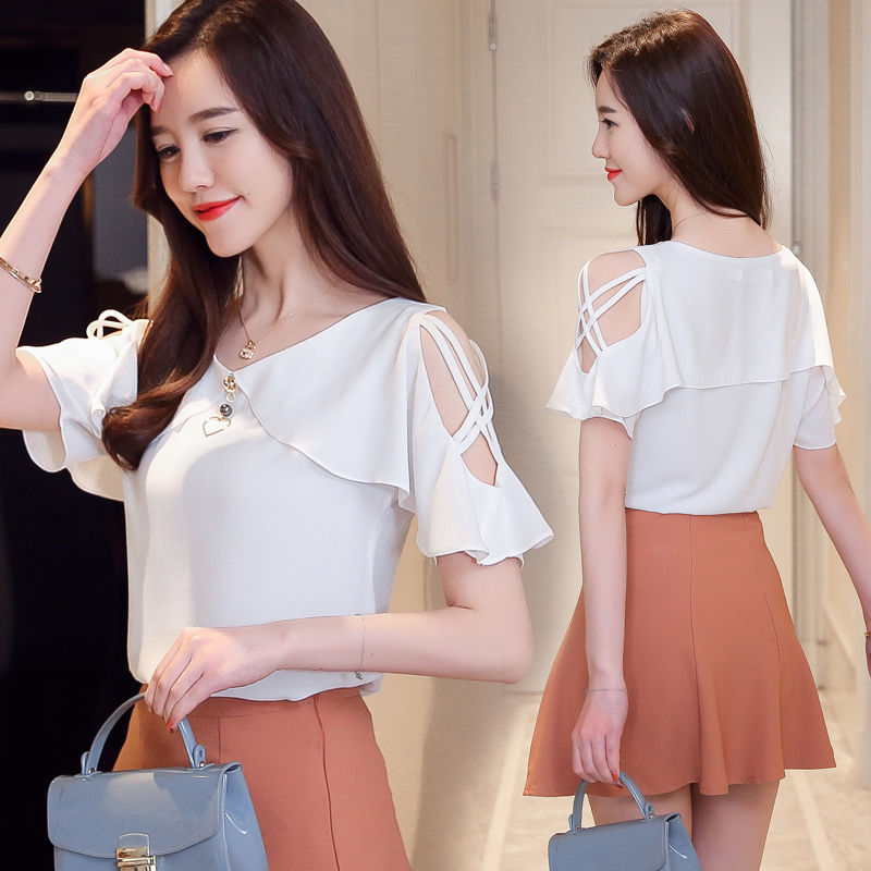 天呐!长这么大头次见这么好看的雪纺衫，难怪老公看的眼睛都亮了