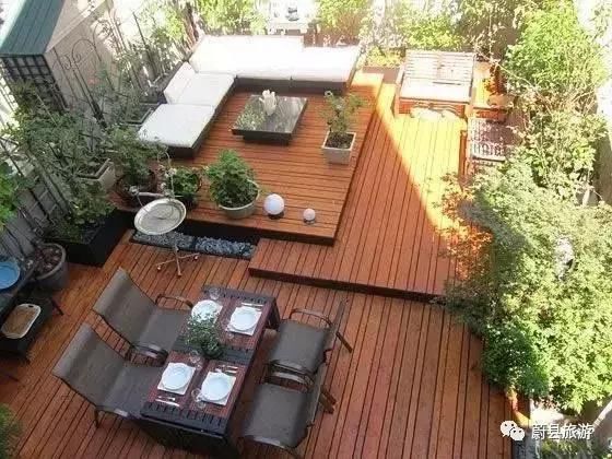 防腐木在庭院景观中的设计运用