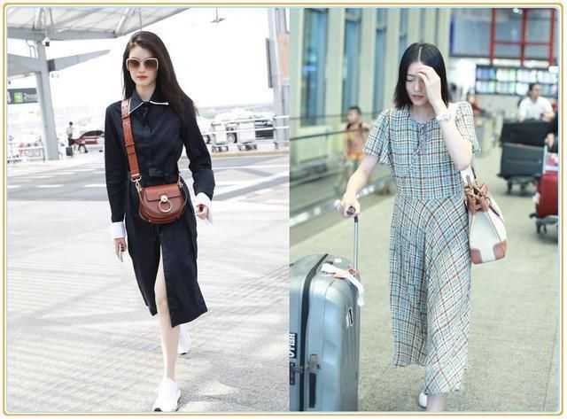 看了何穗的长裙，再看看刘雯，才知道质朴美和潮流美的差距有多大