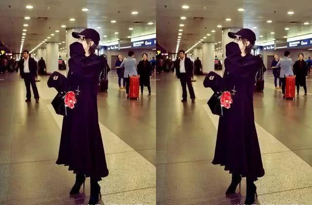 王子文包臀裙走机场,S型身材造型凹出来了,十足魅力!