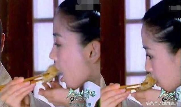 在杨颖后又一女星假吃被“发现”，狂吃空碗，网友：假到让人尴尬