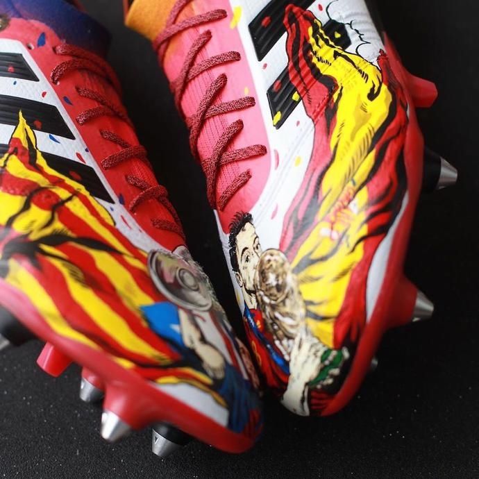  『打造』Pete郑为哈维打造定制款adidas Predator 18.1足球鞋