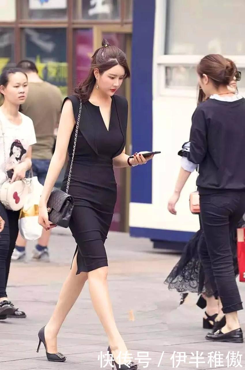 『迷人』时尚穿搭:街拍小姐姐的时尚穿搭,优雅迷人的风范,性感迷人