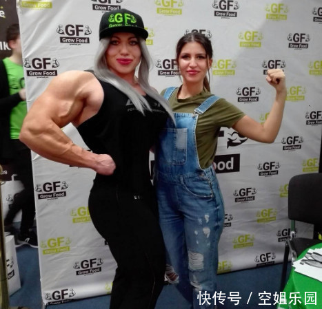 实拍俄罗斯一女子身材强壮，甚至比普通男子都要肌肉健硕