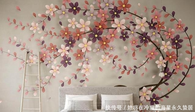  『墙面』墙面图案常见类型，植物花卉图案