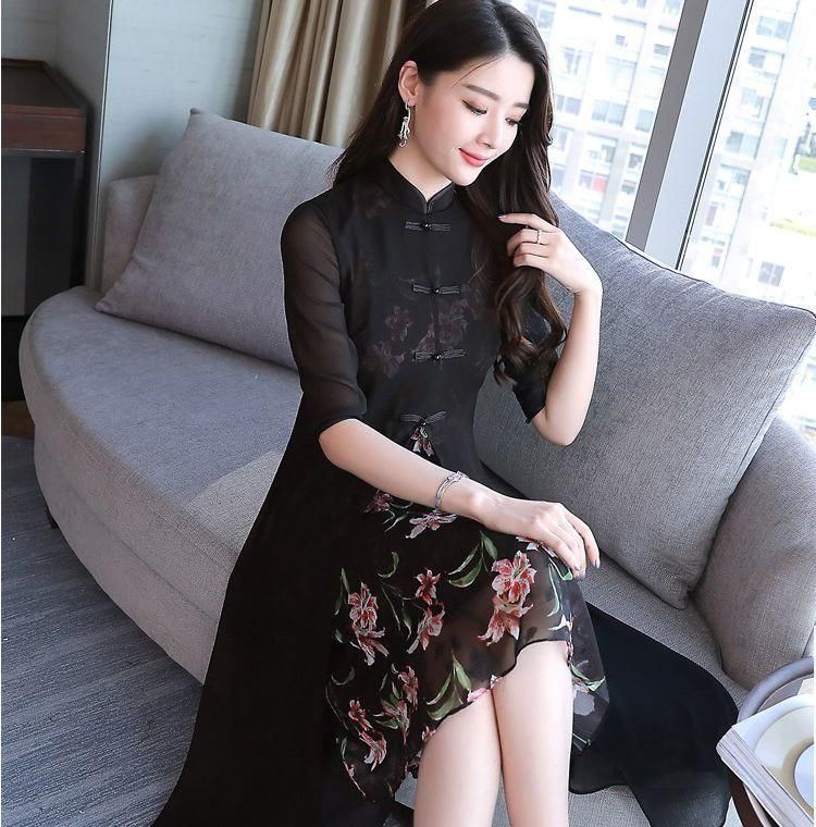 公司晚会，老公给我挑的这“旗袍”性感迷人，一不小心成了焦点