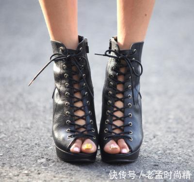  与众不同：时尚高端上档次的鱼嘴鞋，穿上会让你有着与众不同的性感