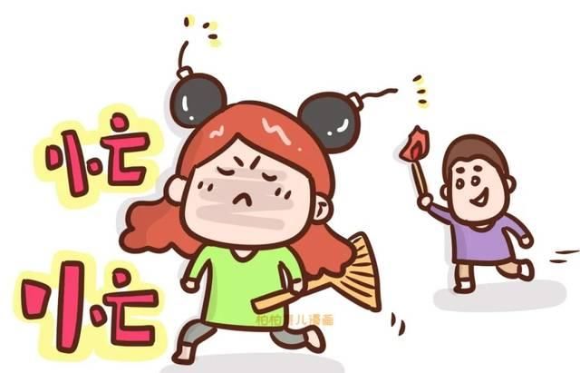  孩子@小孩在家里上外网课，宝妈妈奔溃的五大一瞬间！