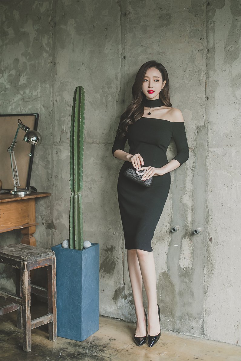 清絮雨伊普斯威奇平肩裙