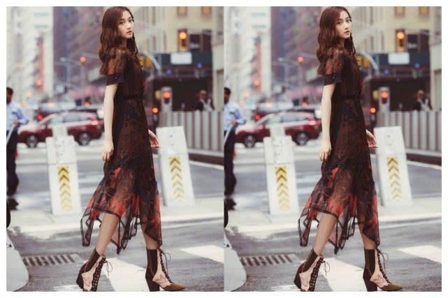 太糟心!“腿精”关晓彤时装秀腿长2米，原图一出这缺点毁所有