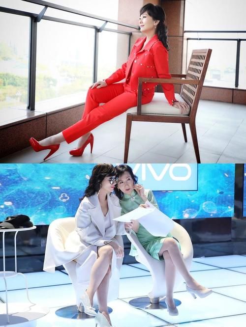 64岁的赵雅芝比杨幂还时髦，年过半百穿“恨天高”，脚真不疼？