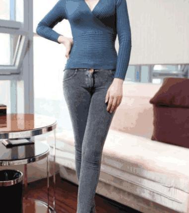 牛仔裤穿得好, 不仅可以展现女性的魅力, 还没有“三角区”的尴尬