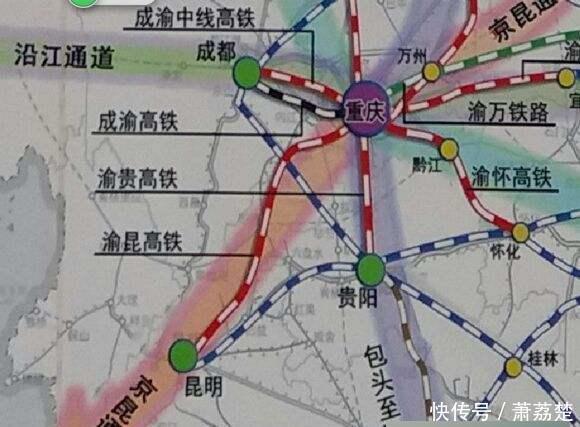  【一条】重庆市即将规划一条时速为350公里高铁, 看看经过你家乡