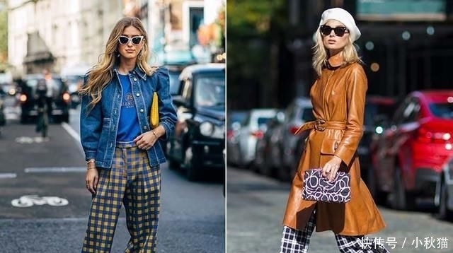 『正式』格纹裤如何搭配有技巧,既休闲又可正式,搭出女孩的帅气感!