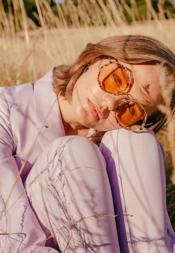  #洗脑#爱上了！和春风一起抵达的香芋紫，比淡黄的长裙还洗脑