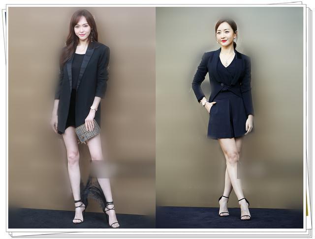 杨蓉胆真大！161身高穿短裤叫板173唐嫣，网友：这差距瞬间打脸了