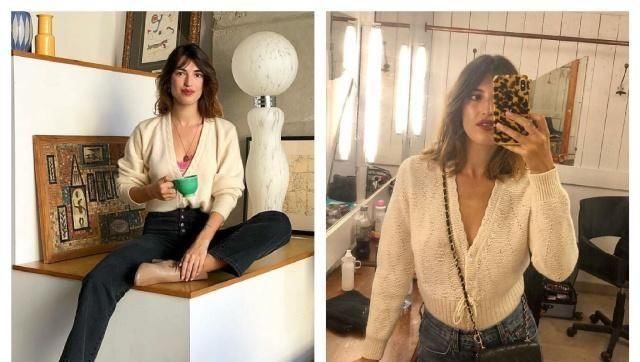  尽显：开衫+牛仔裤这样穿,时髦好看又清新柔美,尽显品味气质