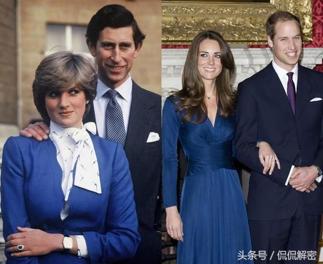 戴安娜王妃和凯特王妃到底有多像？看完这组老照片，你就明白了