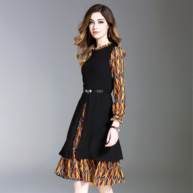 中秋说冷就冷!剁手也要给老婆买件这样的精致秋裙，洋气保暖