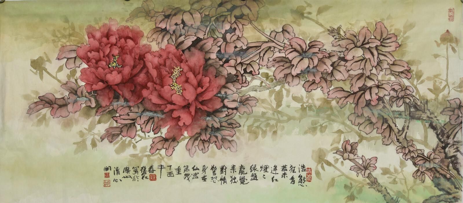  『笔落』笔落惊花鸟，香韵存画间——画家徐月红