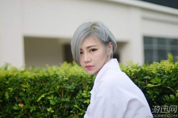 马来西亚短发正妹私房美照 五官精致御姐气息十足