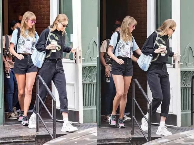 霉霉开启街拍霸屏模式，黑色蕾丝配包臀裙却穿回瘦身前是咋回事？