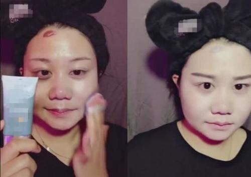 油腻大妈化妆秒变网红小姐姐，网友：这哪是化妆，简直是整容！