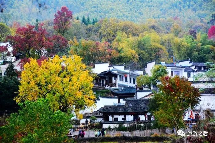 皖南的塔川,秋天的骄傲,极美的色彩天堂