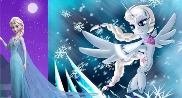 当迪士尼公主变成小马宝莉，花木兰和艾莎超可爱！