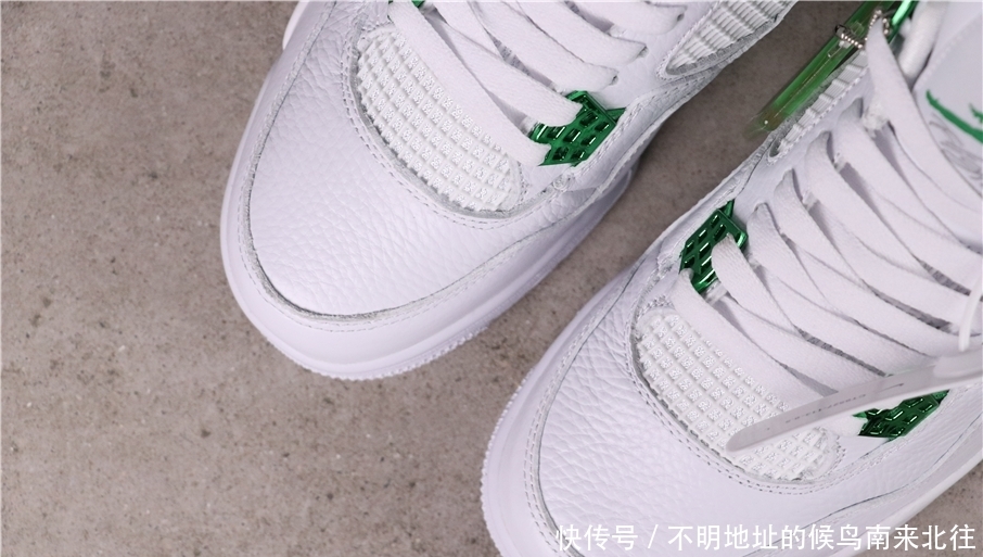  「Pine」Nike Air Jordan 4 Pine Green新配色白中带绿更加好看！