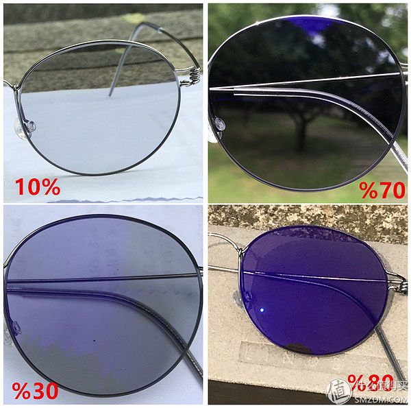 林德伯格+蔡司驾驶型变色镜片，夏蒙Z钛+蔡司新清锐 开箱