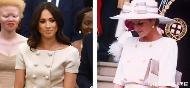 那些年梅根和戴安娜的撞衫，各有各的味道，戴安娜简直美翻了