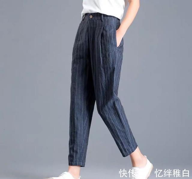 棉麻■五一出门旅游别穿牛仔裤,试试棉麻衫+小白鞋,减龄洋气,美绝