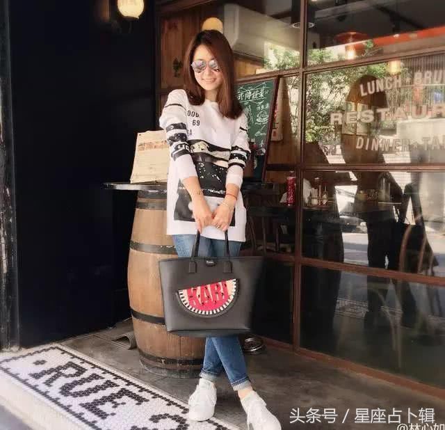 林心如近照似老太太，不化妆就原形毕露，穿衣也很丑