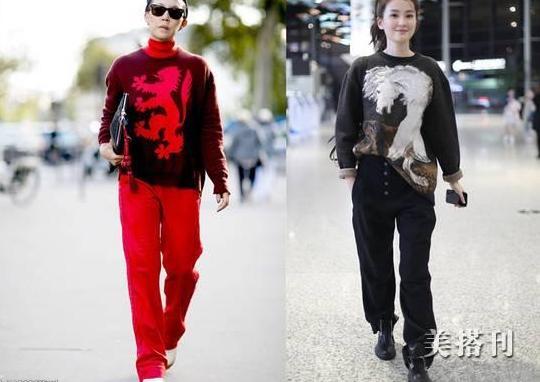 精致的穿搭细节，看看萌宠怪兽图案如何选搭的？