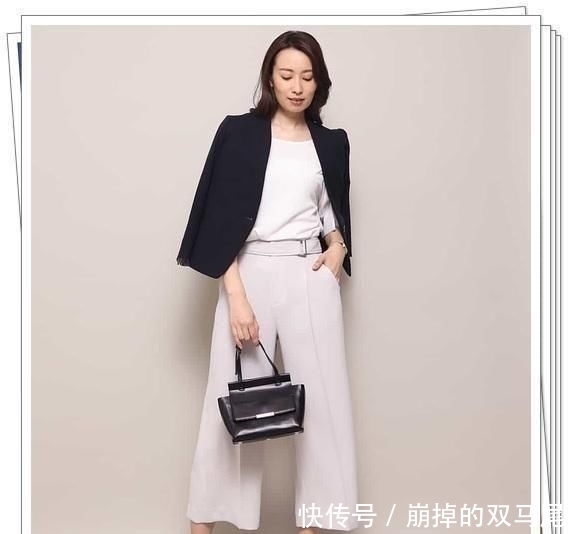 【搭配】西装不要领子?日本30岁轻熟女人现在流行的春季造型